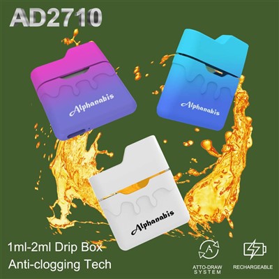 1 ml 2 ml pilināmā eļļas kastīte Vape populārs dizains CBD THC dzīvu sveķu kolofonijai